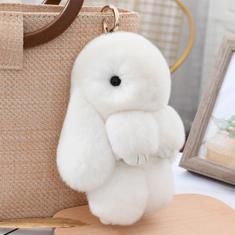 White Bunny Handbag Charm | ItalianCharm