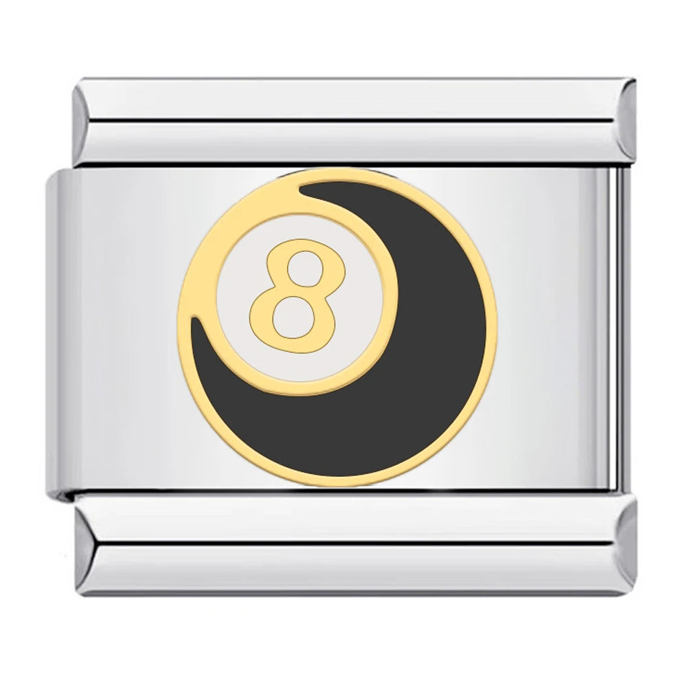 8 ball charm