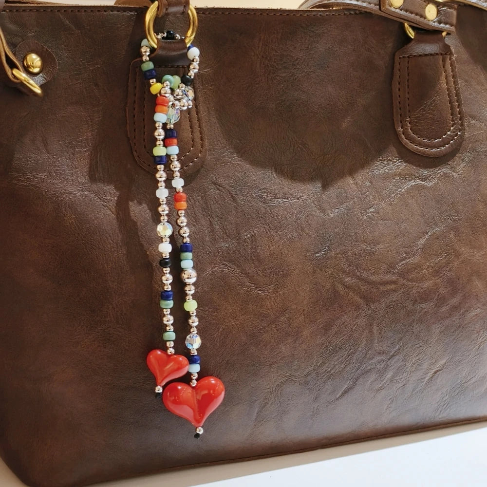 Colourful Bead Handbag Charm | ItalianCharm