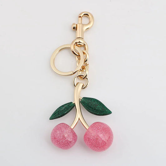 Pink Cherry Handbag Charm | ItalianCharm