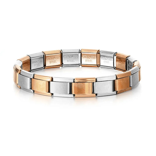Quiges - Aanschuif Charm Bedel RVS Roségoudkleurig Spiraal voor Leren Quiges - Aanschuif Charm Bedel RVS Roségoudkleurig Spiraal voor Leren